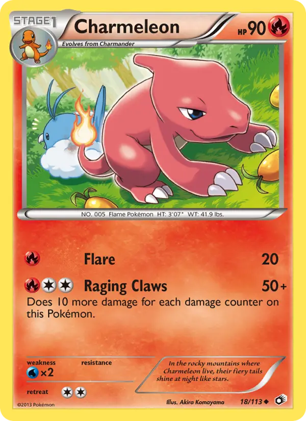 Charmeleon — Legendary Treasures card #18