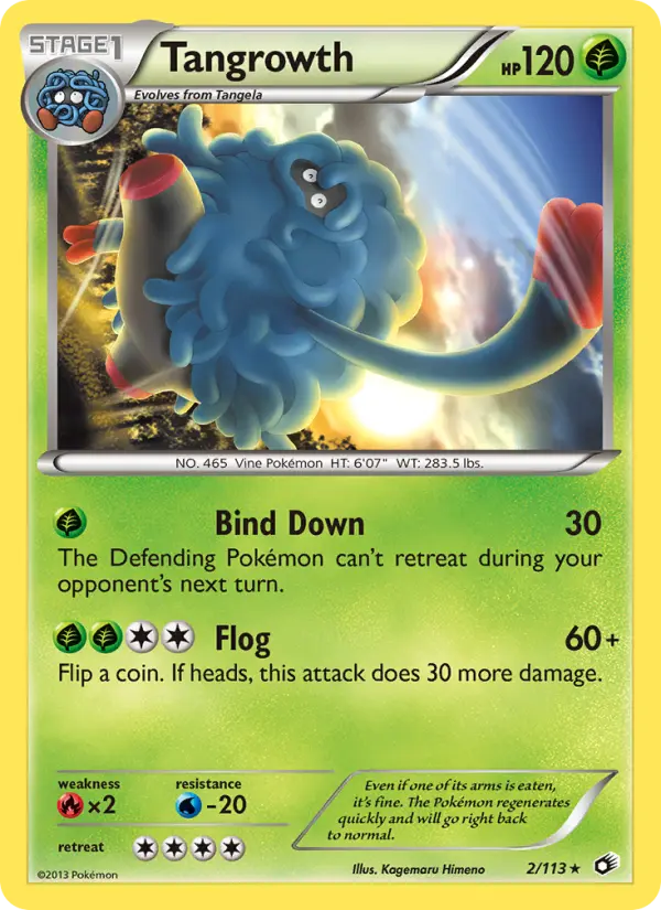 Tangrowth — Legendary Treasures card #2