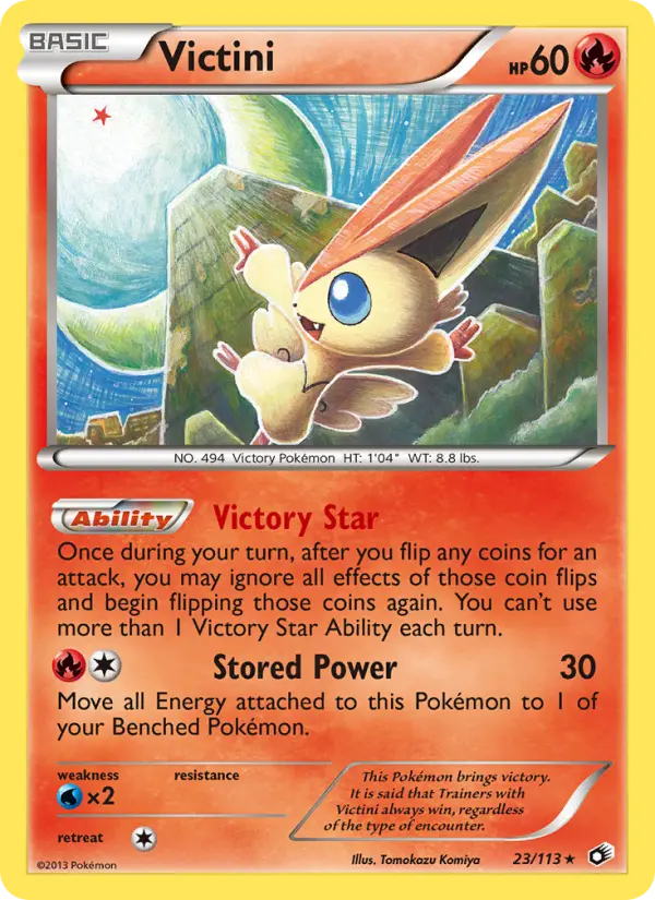 Victini — Legendary Treasures card #23