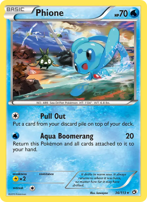 Phione — Legendary Treasures card #36