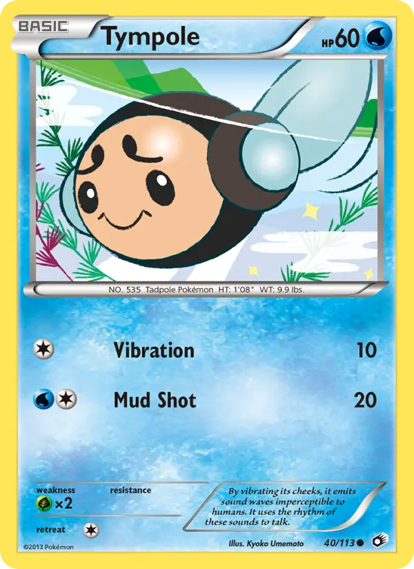 Tympole — Legendary Treasures card #40