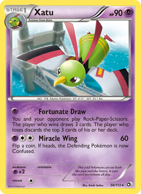 Xatu — Legendary Treasures card #56