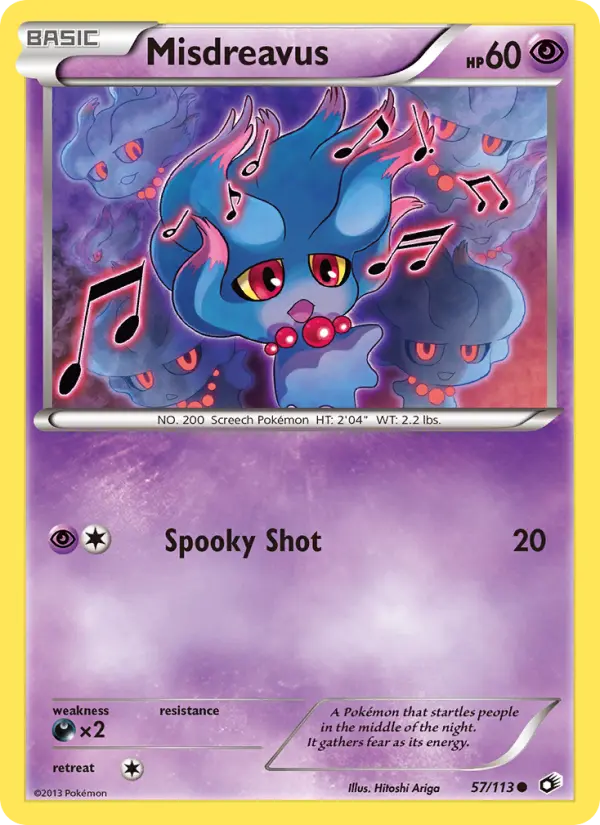 Misdreavus — Legendary Treasures card #57