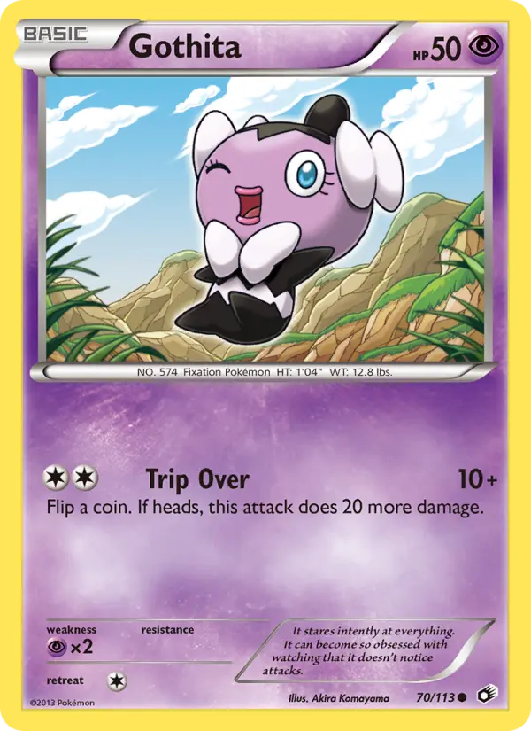Gothita — Legendary Treasures card #70