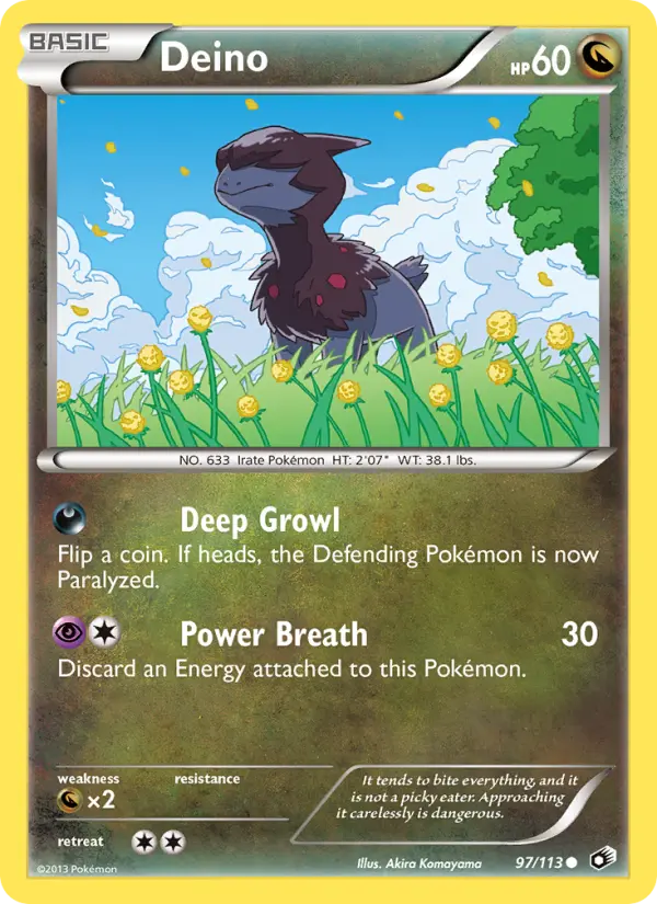 Deino — Legendary Treasures card #97