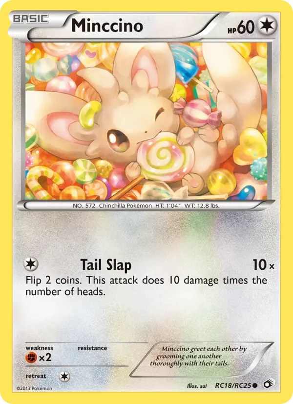 Minccino — Legendary Treasures card #RC18