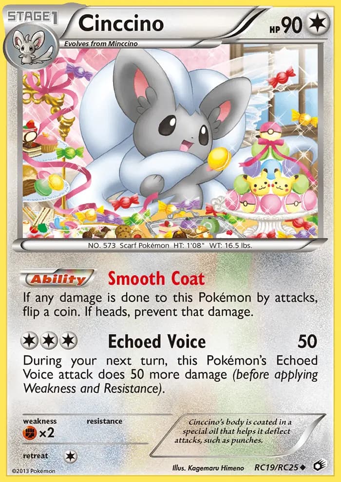 Cinccino — Legendary Treasures card #RC19