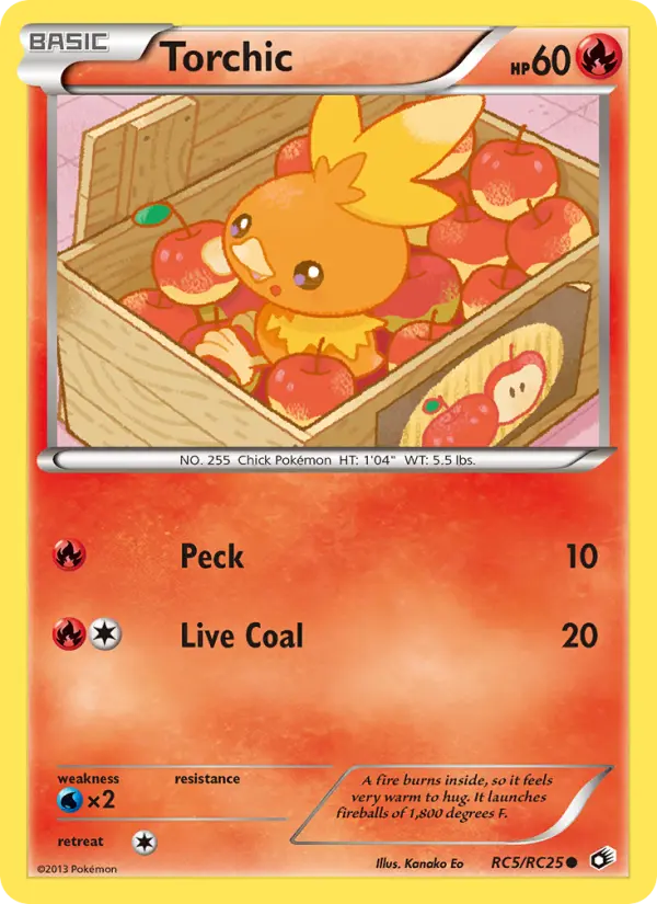 Torchic — Legendary Treasures card #RC5