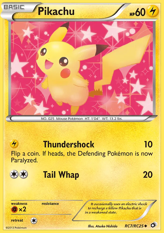 Pikachu — Legendary Treasures card #RC7