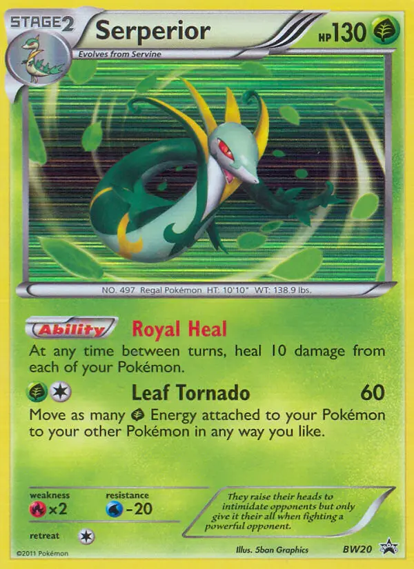 Serperior — BW Black Star Promos card #BW20