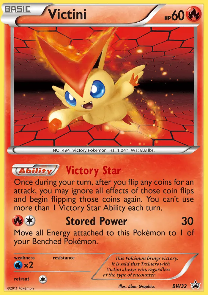 Victini — BW Black Star Promos card #BW32