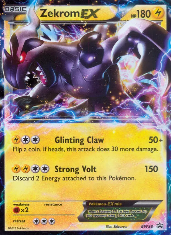 Zekrom-EX — BW Black Star Promos card #BW38