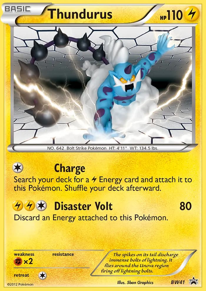 Thundurus — BW Black Star Promos card #BW41