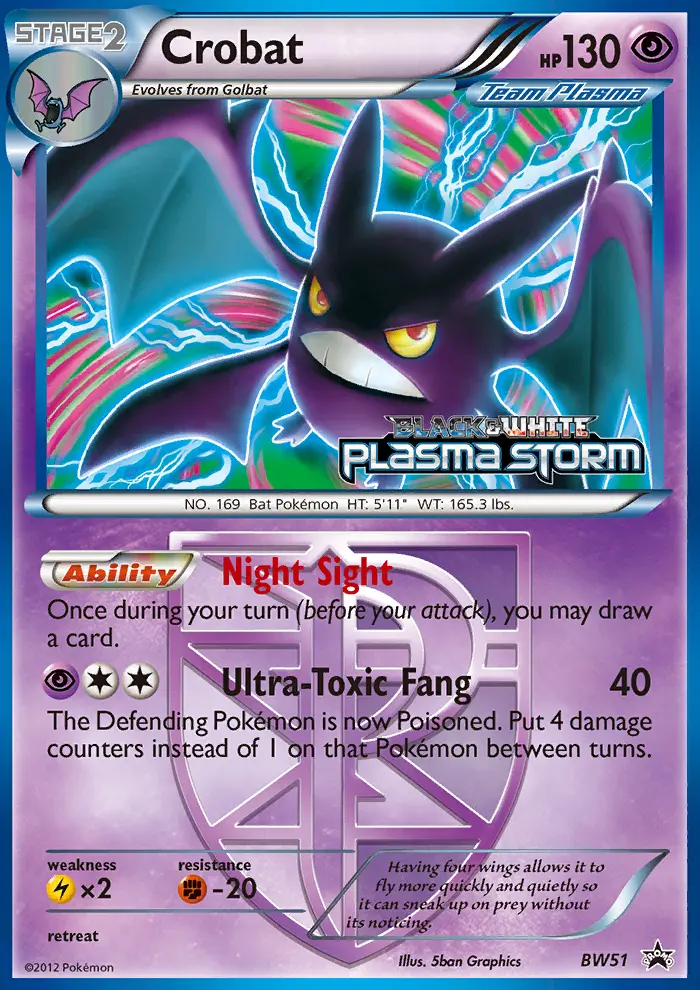 Crobat — BW Black Star Promos card #BW51