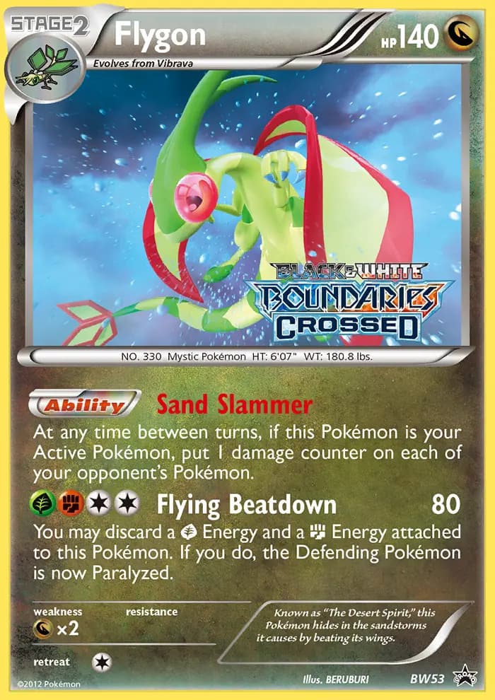 Flygon — BW Black Star Promos card #BW53