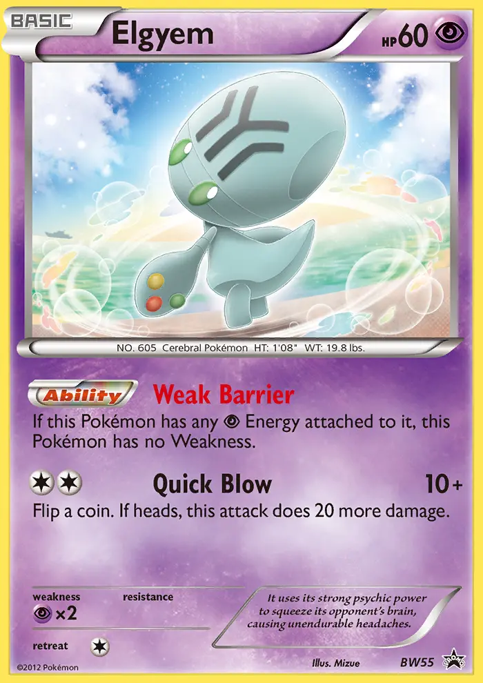 Elgyem — BW Black Star Promos card #BW55