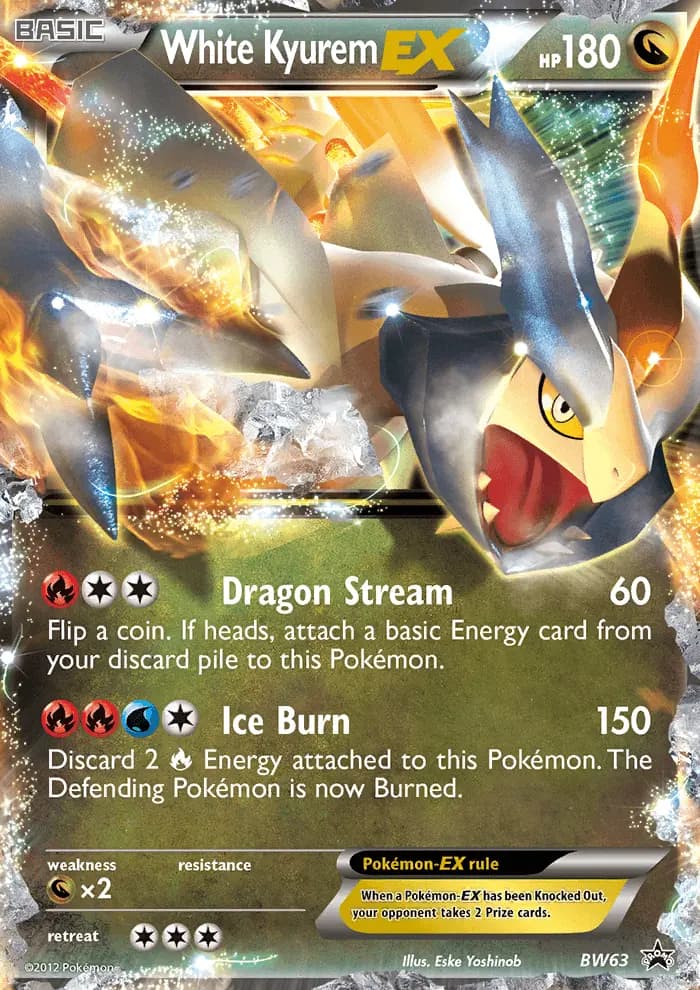 White Kyurem-EX — BW Black Star Promos card #BW63