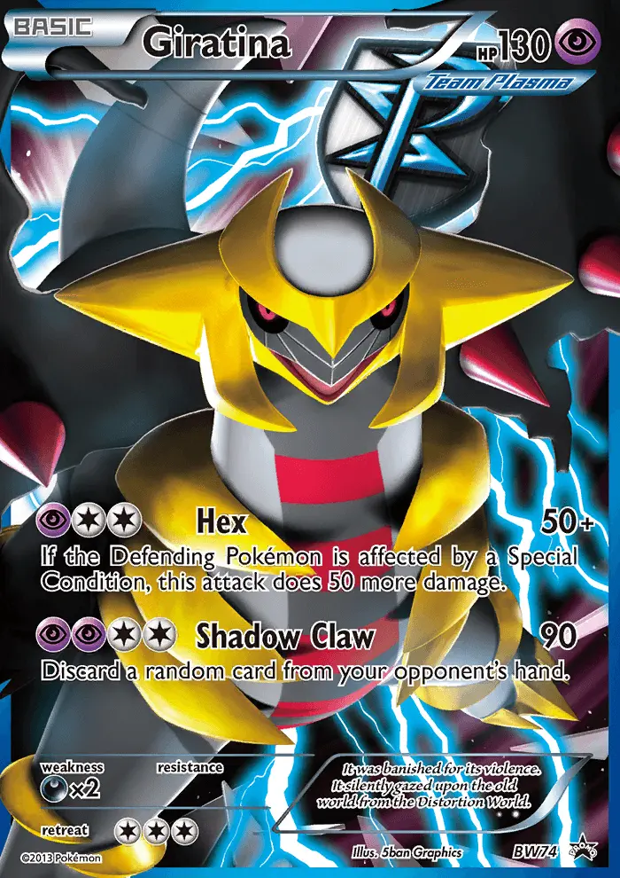 Giratina — BW Black Star Promos card #BW74