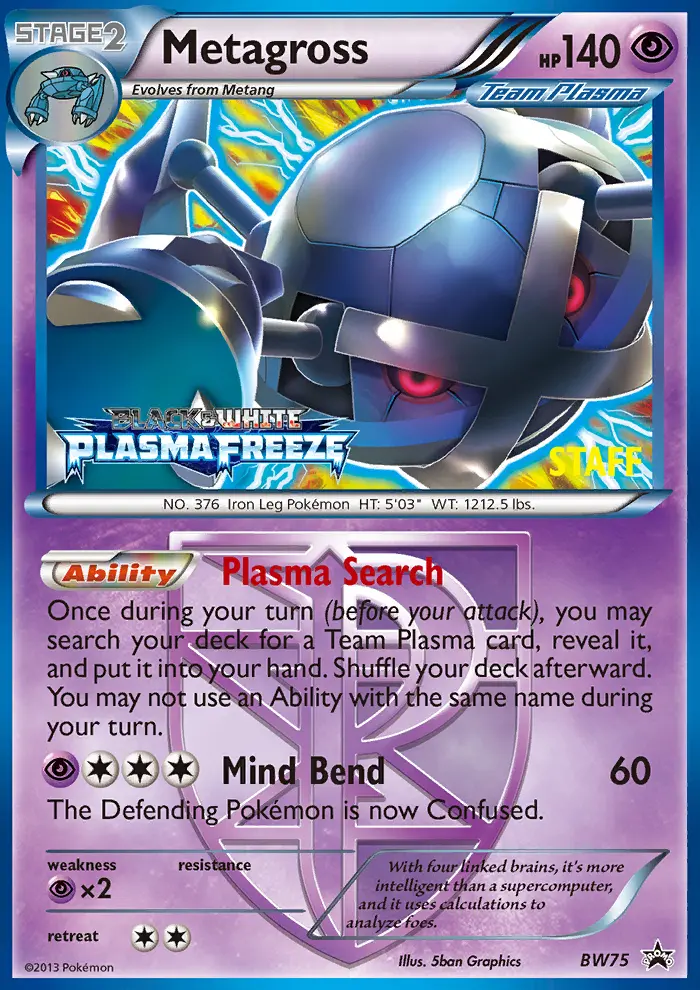 Metagross — BW Black Star Promos card #BW75