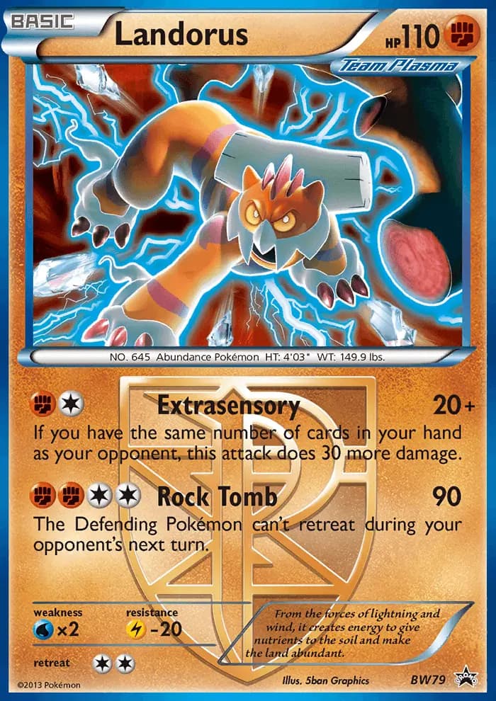 Landorus — BW Black Star Promos card #BW79