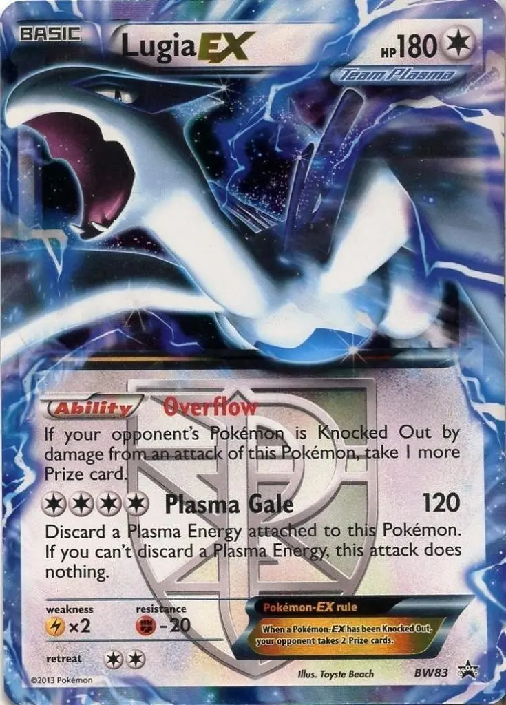 Lugia-EX — BW Black Star Promos card #BW83