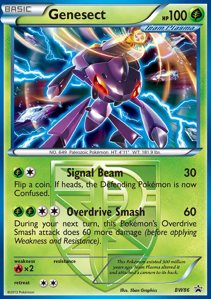 Genesect — BW Black Star Promos card #BW86