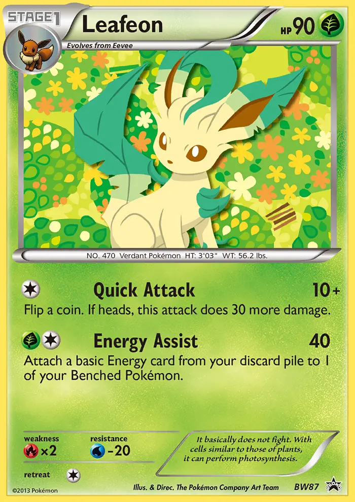 Leafeon — BW Black Star Promos card #BW87