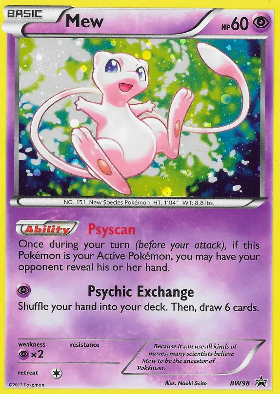 Mew — BW Black Star Promos card #BW98