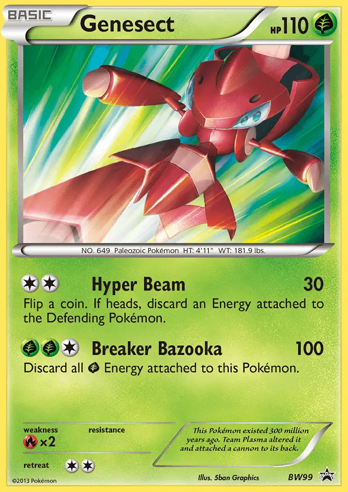Genesect — BW Black Star Promos card #BW99