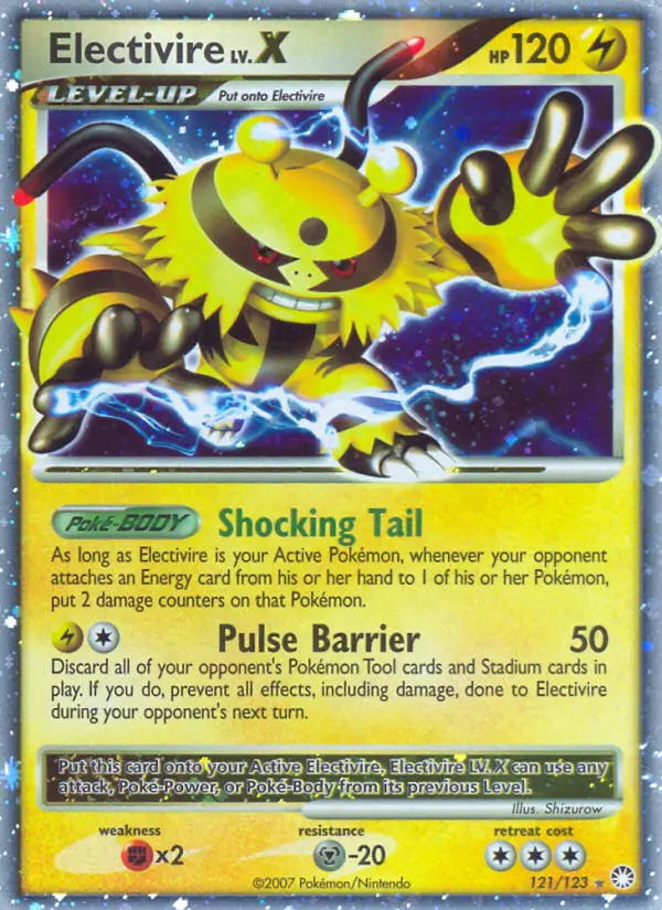 Electivire — Mysterious Treasures card #121