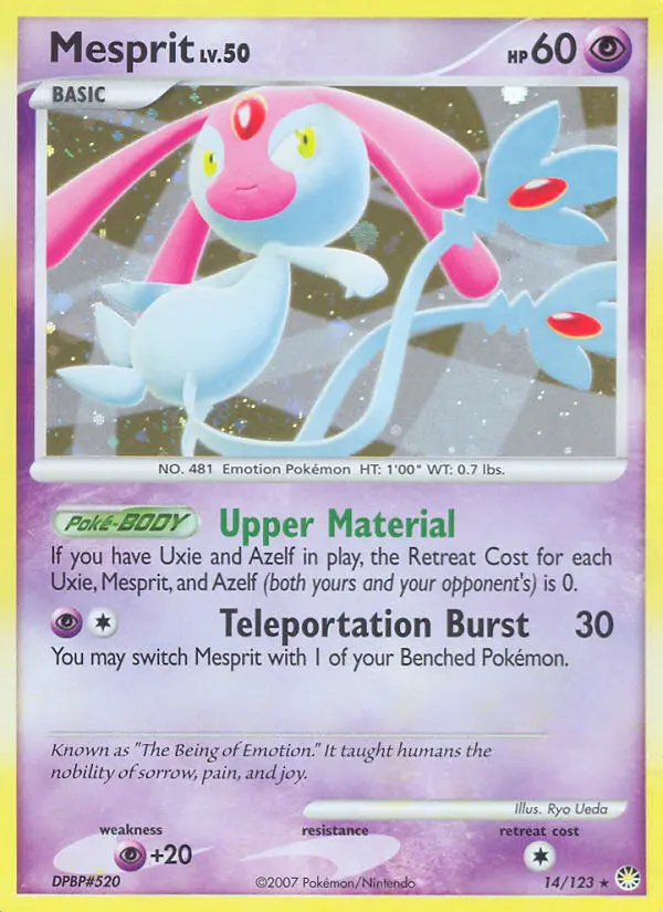 Mesprit — Mysterious Treasures card #14