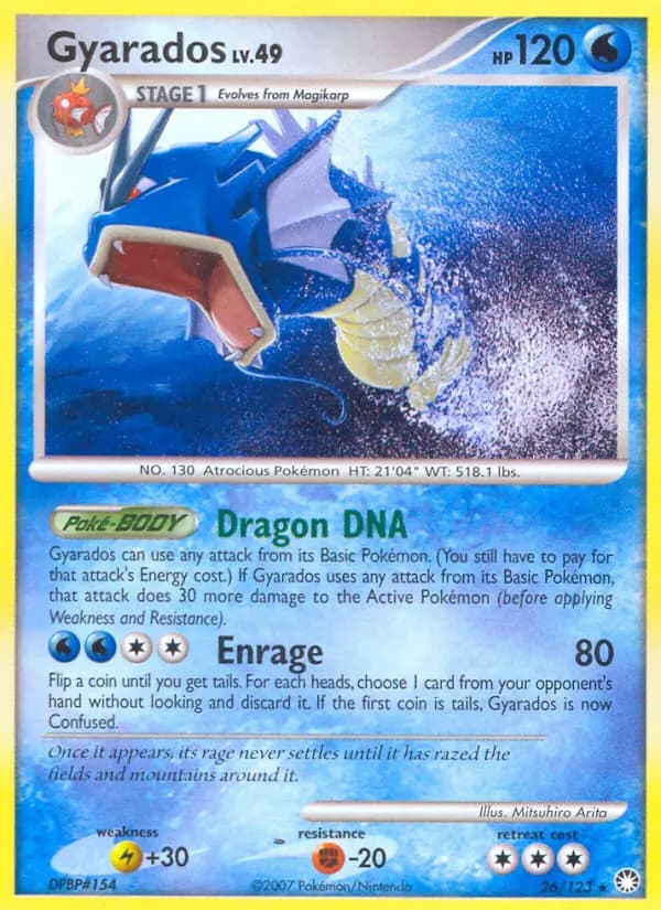 Gyarados — Mysterious Treasures card #26