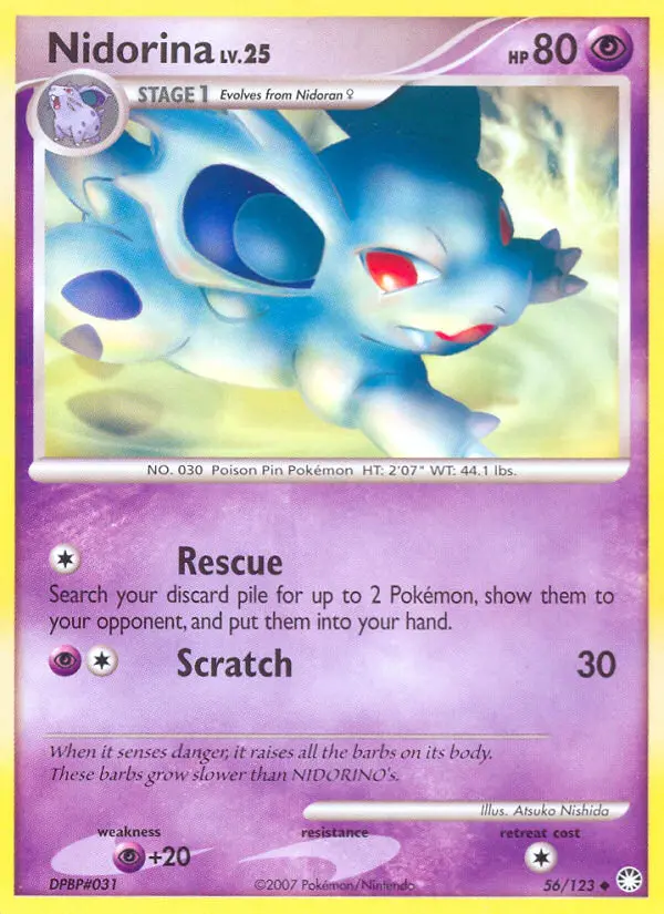 Nidorina — Mysterious Treasures card #56
