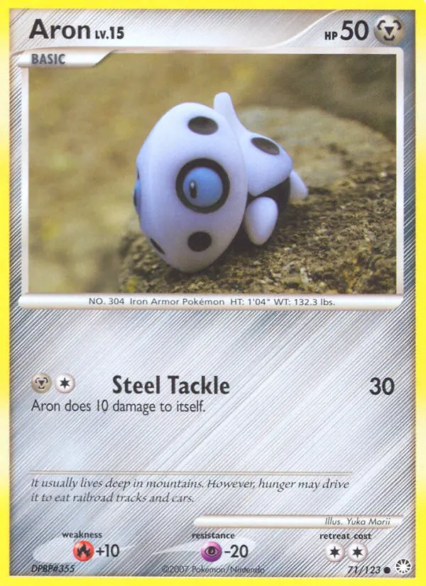 Aron — Mysterious Treasures card #71