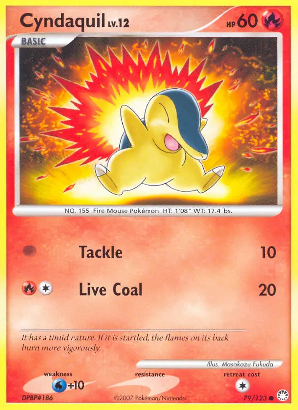 Cyndaquil — Mysterious Treasures card #79