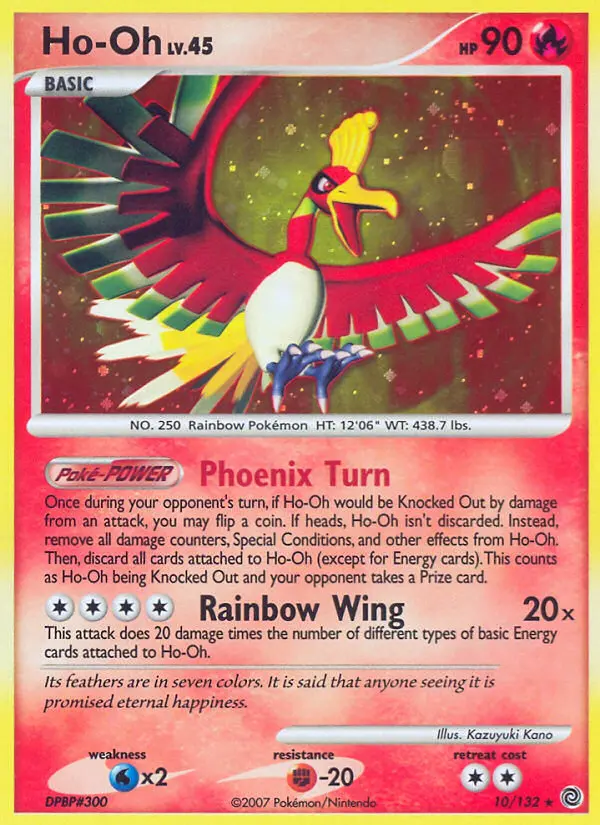 Ho-Oh — Secret Wonders card #10