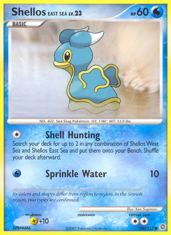Shellos East Sea — Secret Wonders card #106