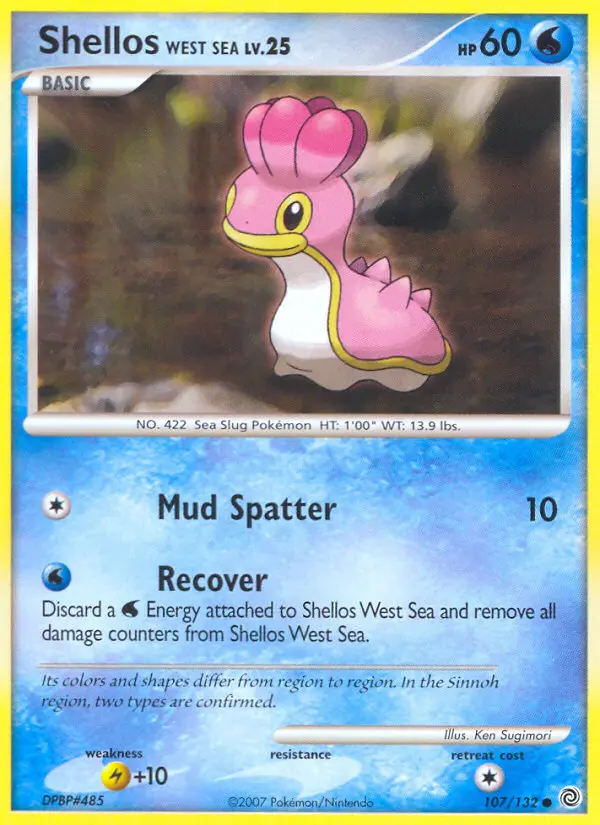 Shellos West Sea — Secret Wonders card #107