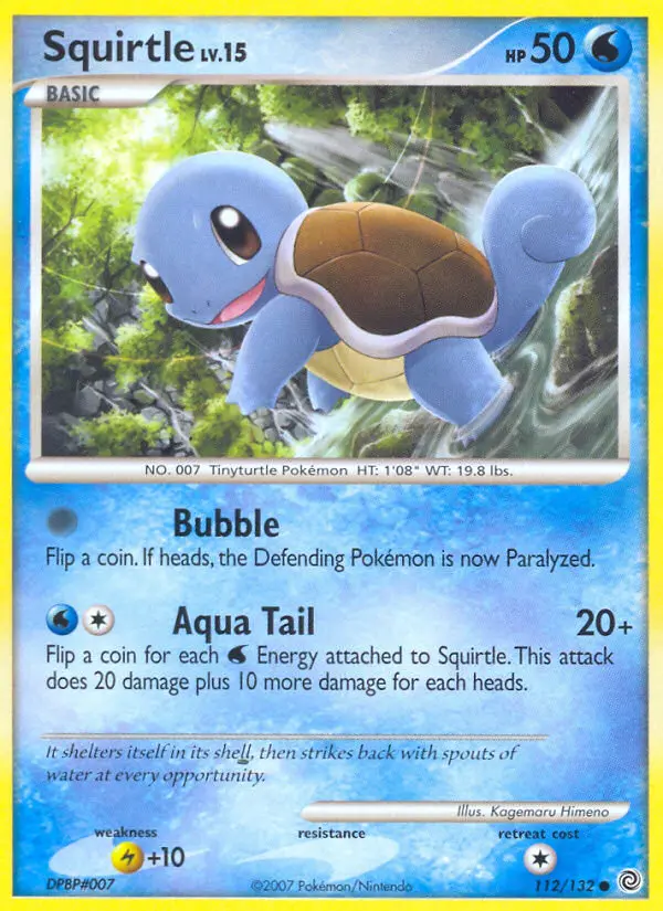Squirtle — Secret Wonders card #112