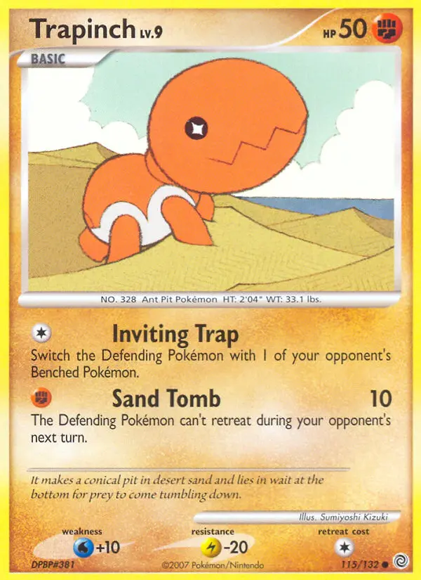 Trapinch — Secret Wonders card #115