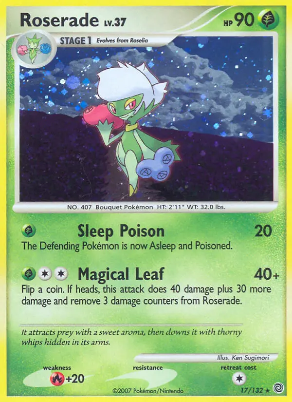 Roserade — Secret Wonders card #17