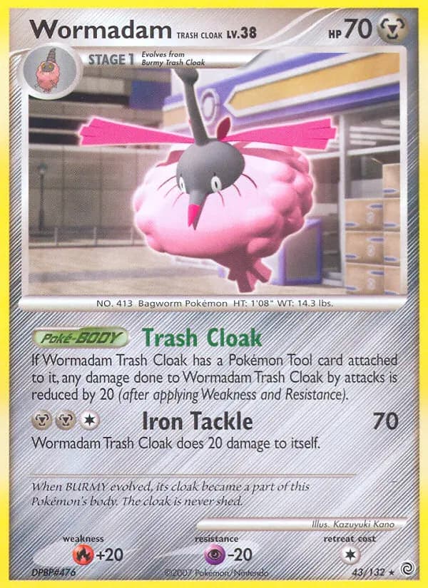 Wormadam Trash Cloak — Secret Wonders card #43