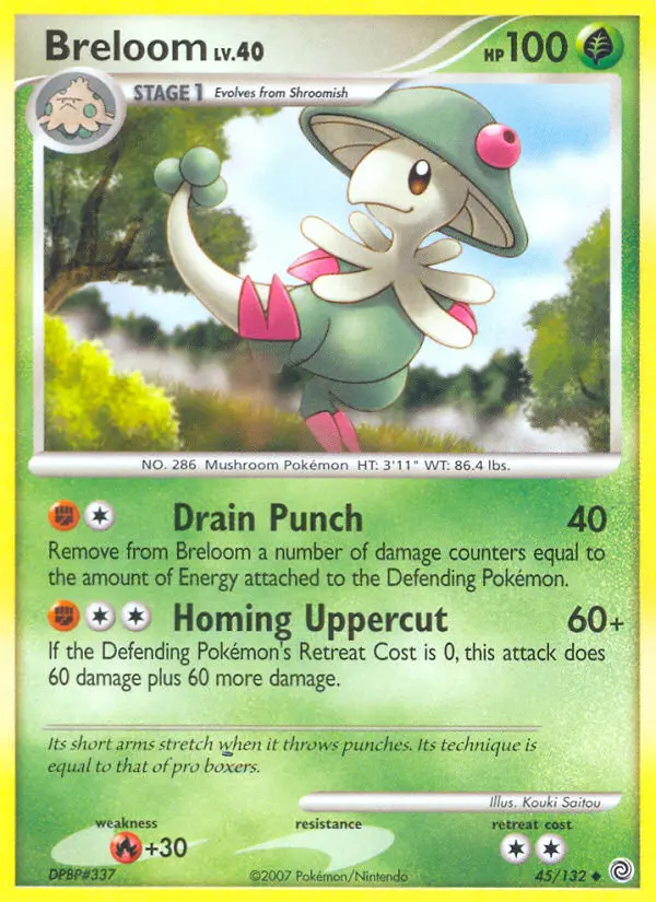 Breloom — Secret Wonders card #45