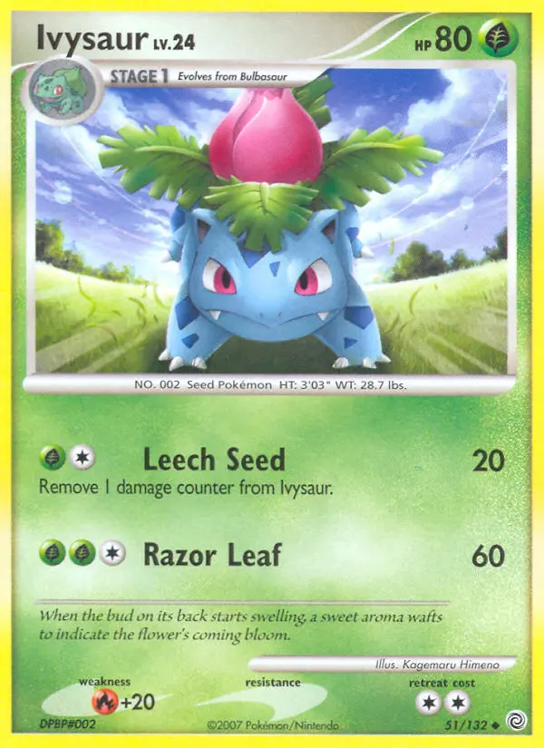 Ivysaur — Secret Wonders card #51