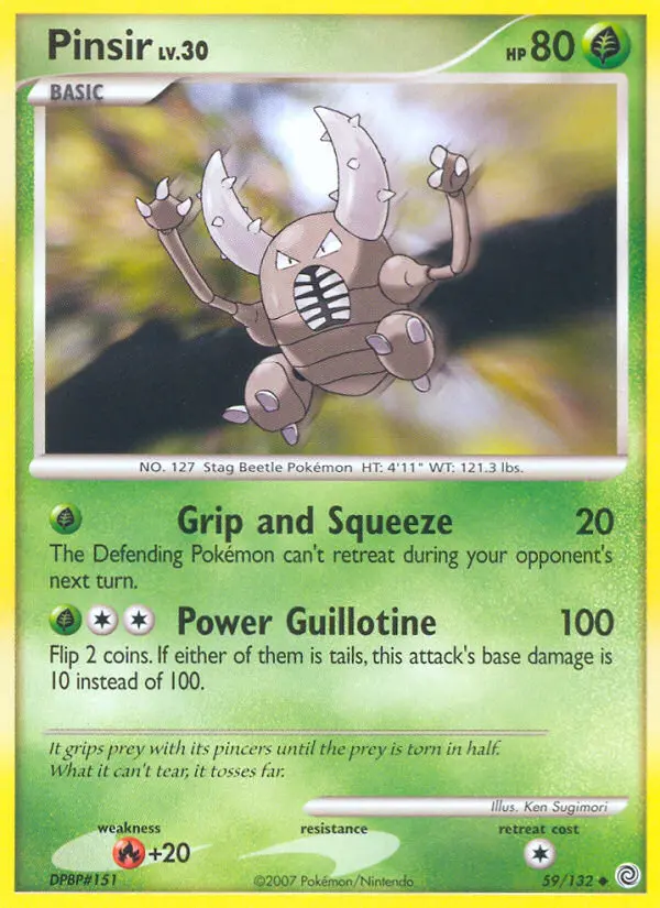 Pinsir — Secret Wonders card #59