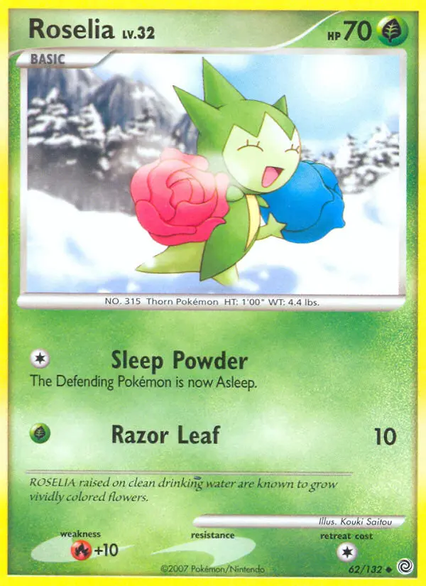 Roselia — Secret Wonders card #62