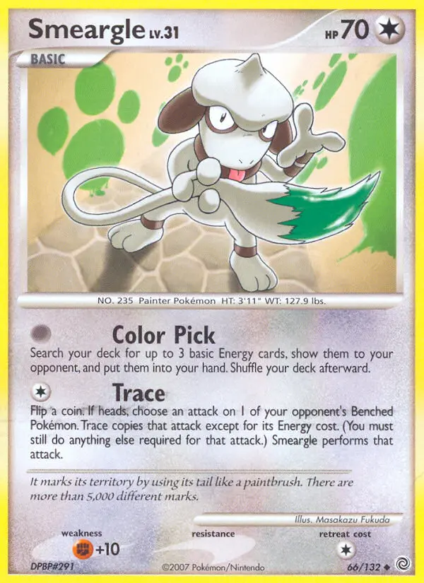 Smeargle — Secret Wonders card #66