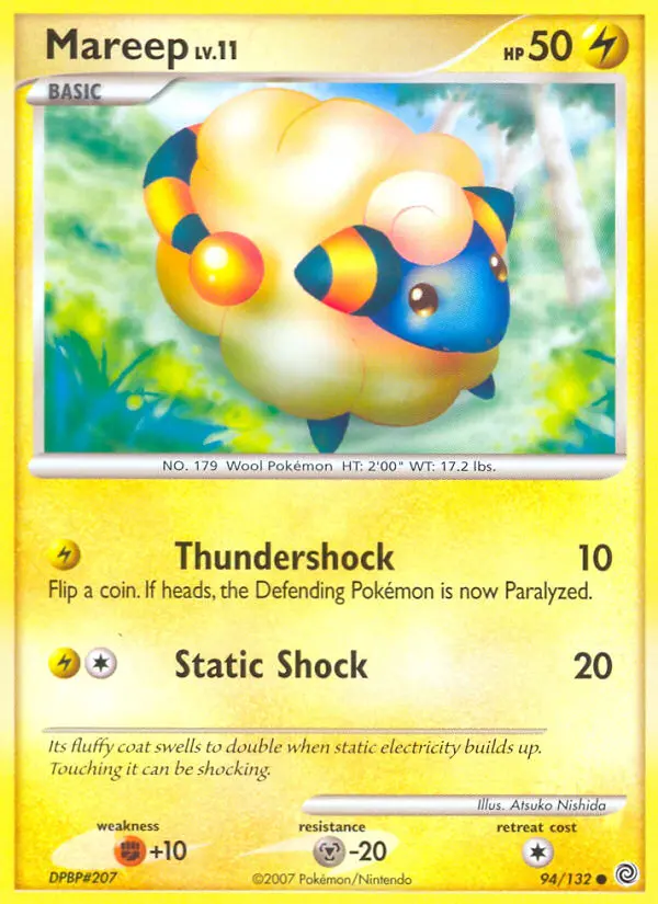 Mareep — Secret Wonders card #94