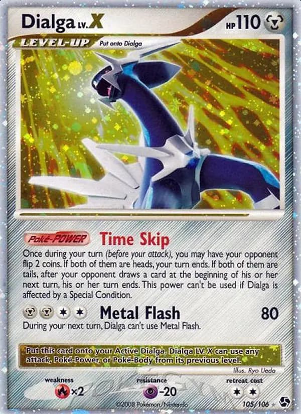 Dialga — Great Encounters card #105
