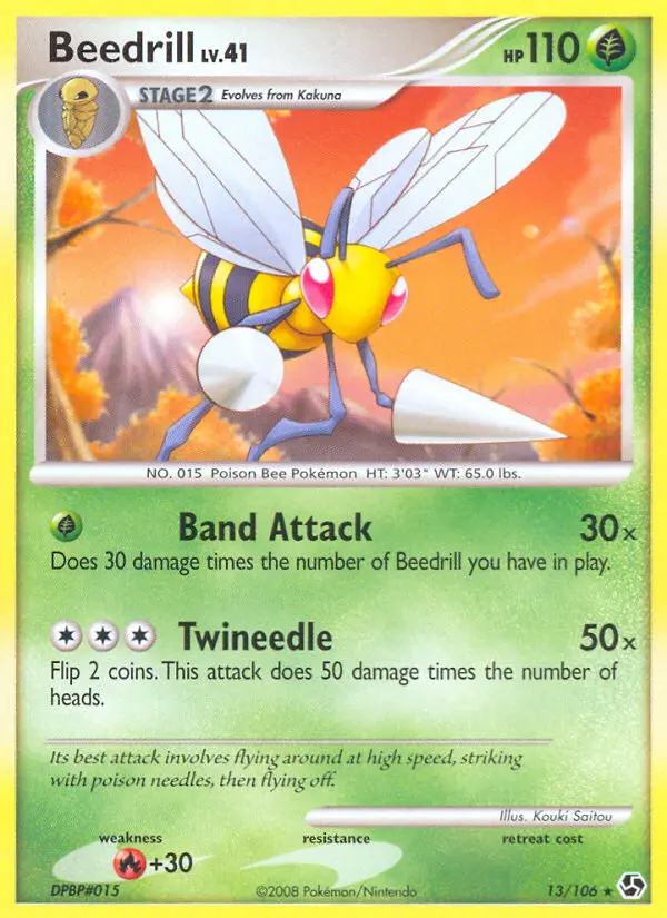 Beedrill — Great Encounters card #13